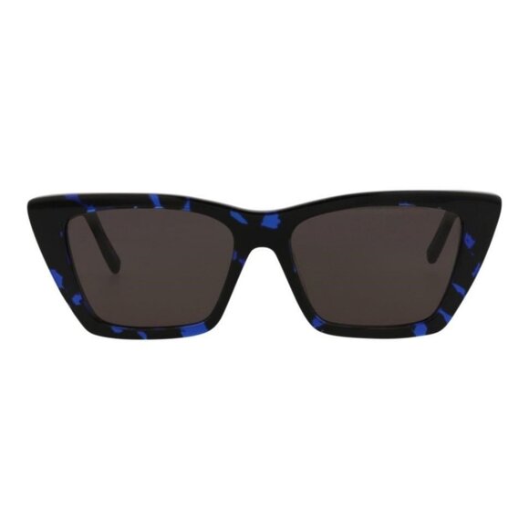 Saint Laurent Womens Cat Eye Havana Havana Black Fashion Designer Eyewear - Picture 1 of 4